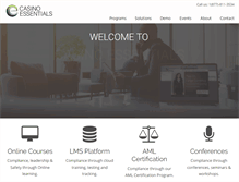 Tablet Screenshot of casinoessentials.com